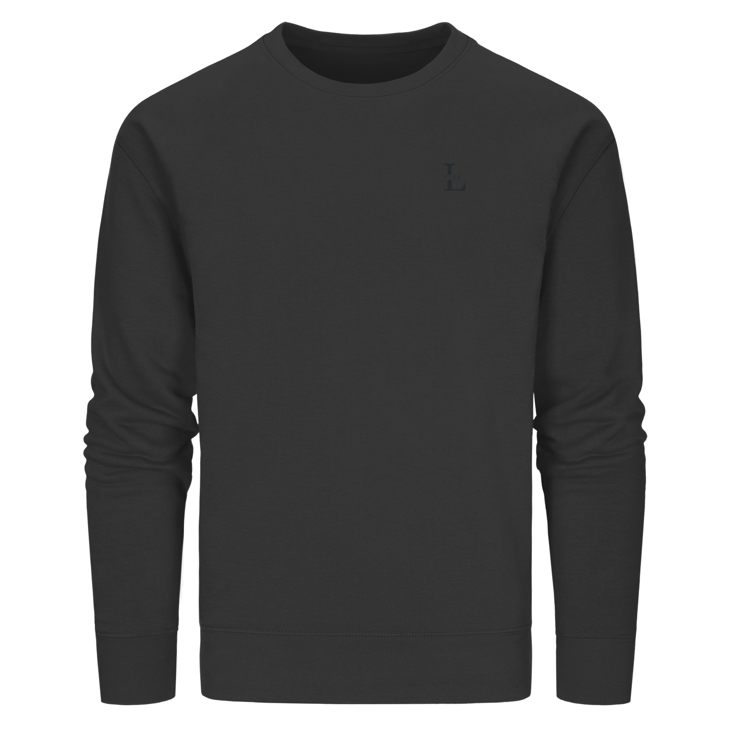 L Pire signature sweatshirt with subtle tone-on-tone embroidery.