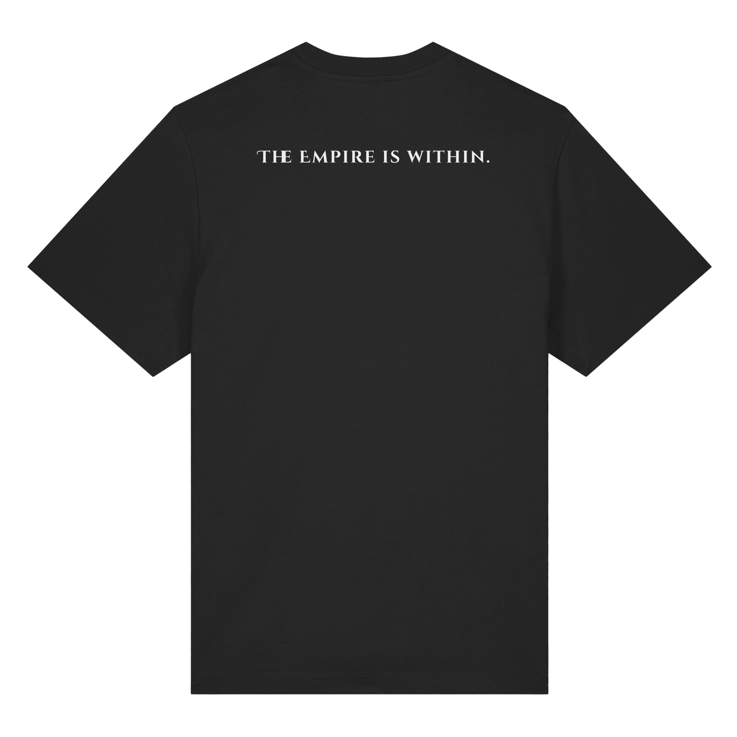 L-PIRE statement tee – Empire Is Within back print.
