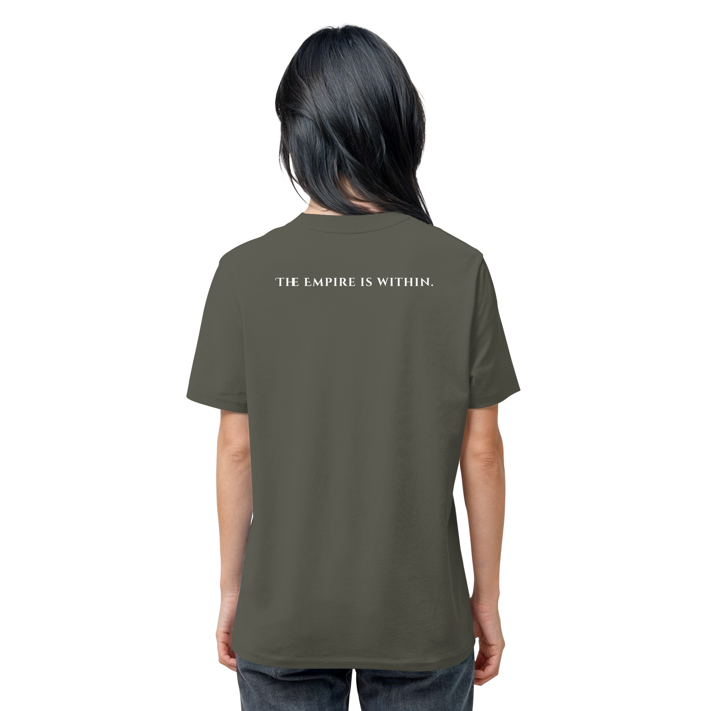 L-PIRE statement tee – Empire Is Within back print.
