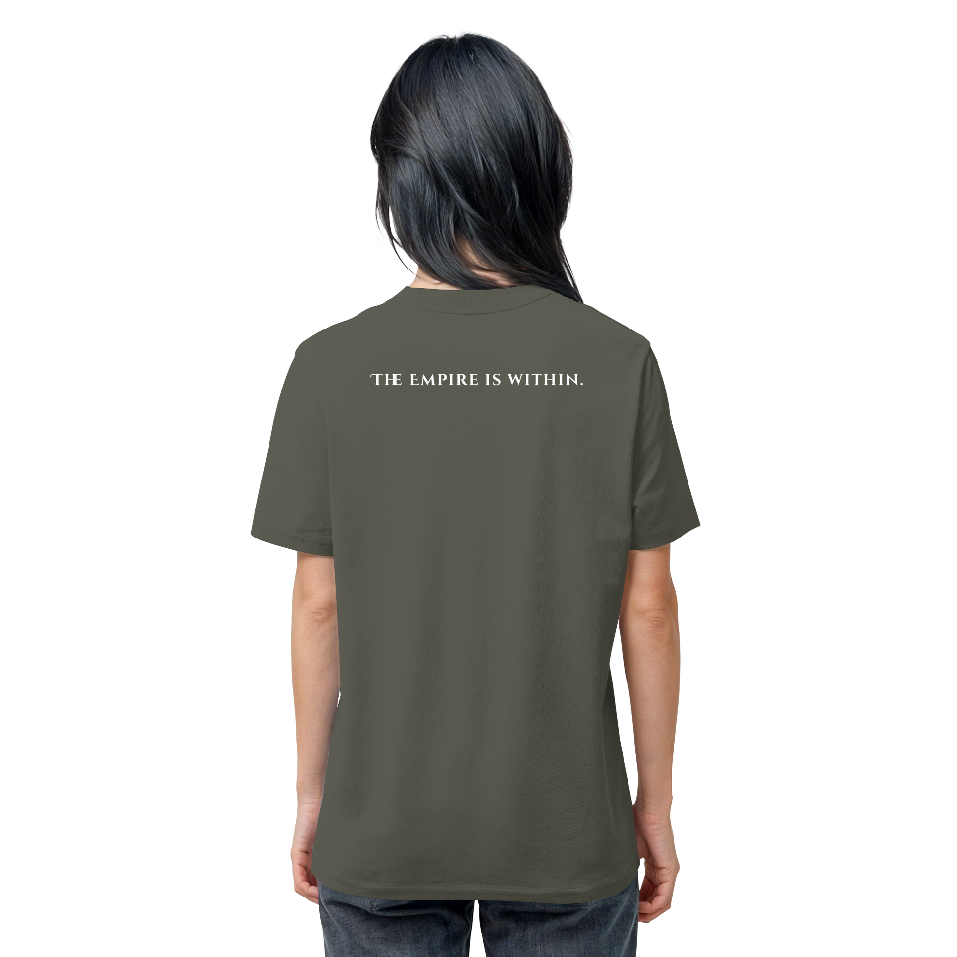 L-PIRE statement tee – Empire Is Within back print.
