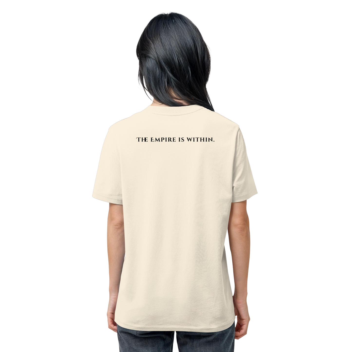 L-PIRE statement tee – Empire Is Within back print.
