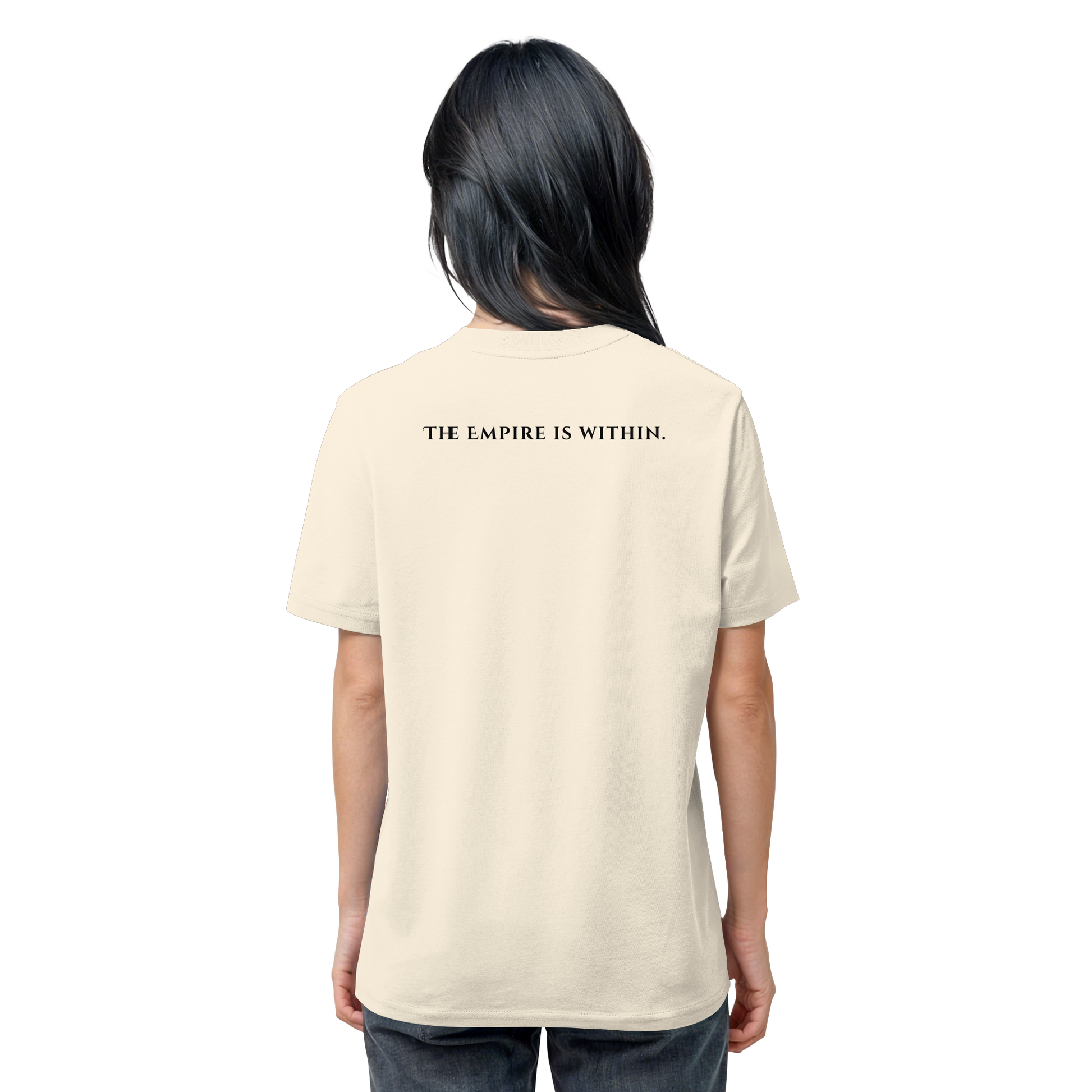 L-PIRE statement tee – Empire Is Within back print.
