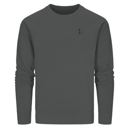 L-PIRE signature sweatshirt with subtle tone-on-tone embroidery.
