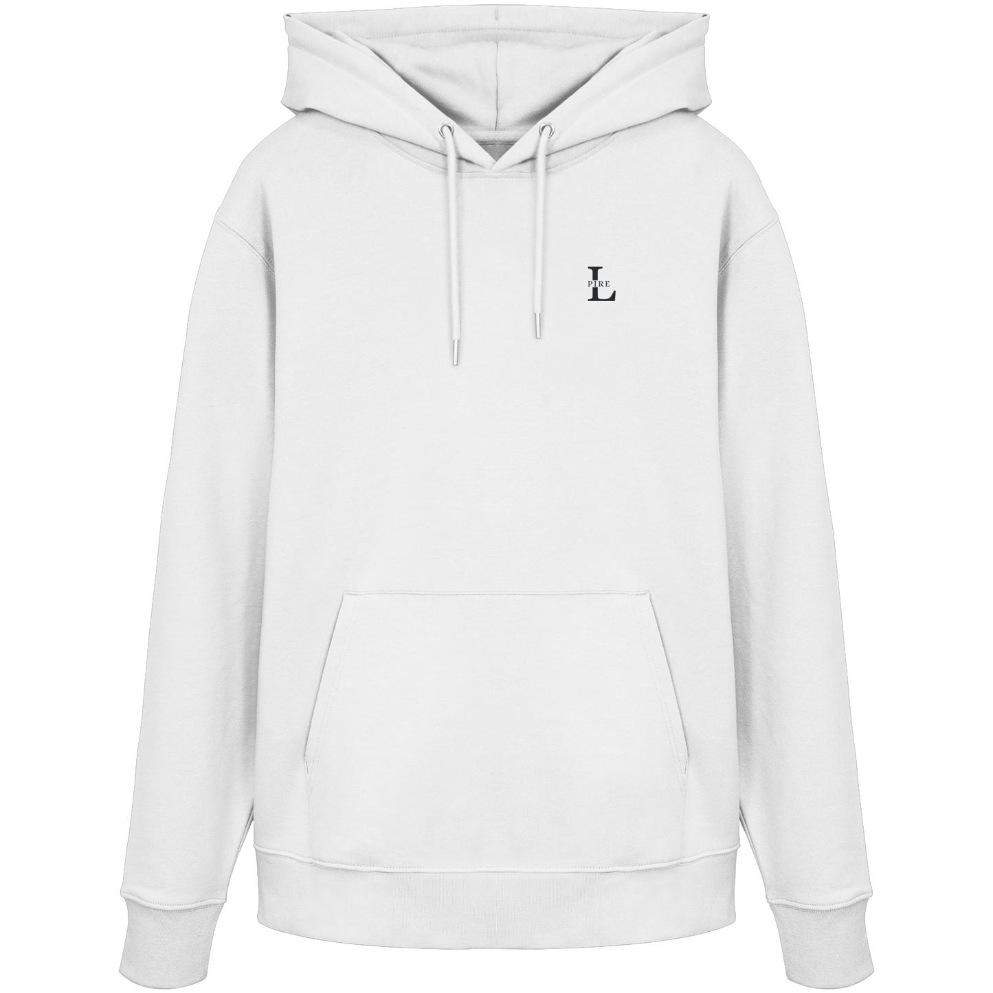 LPire L-PIRE hoodie with minimalist embroidered chest logo.
