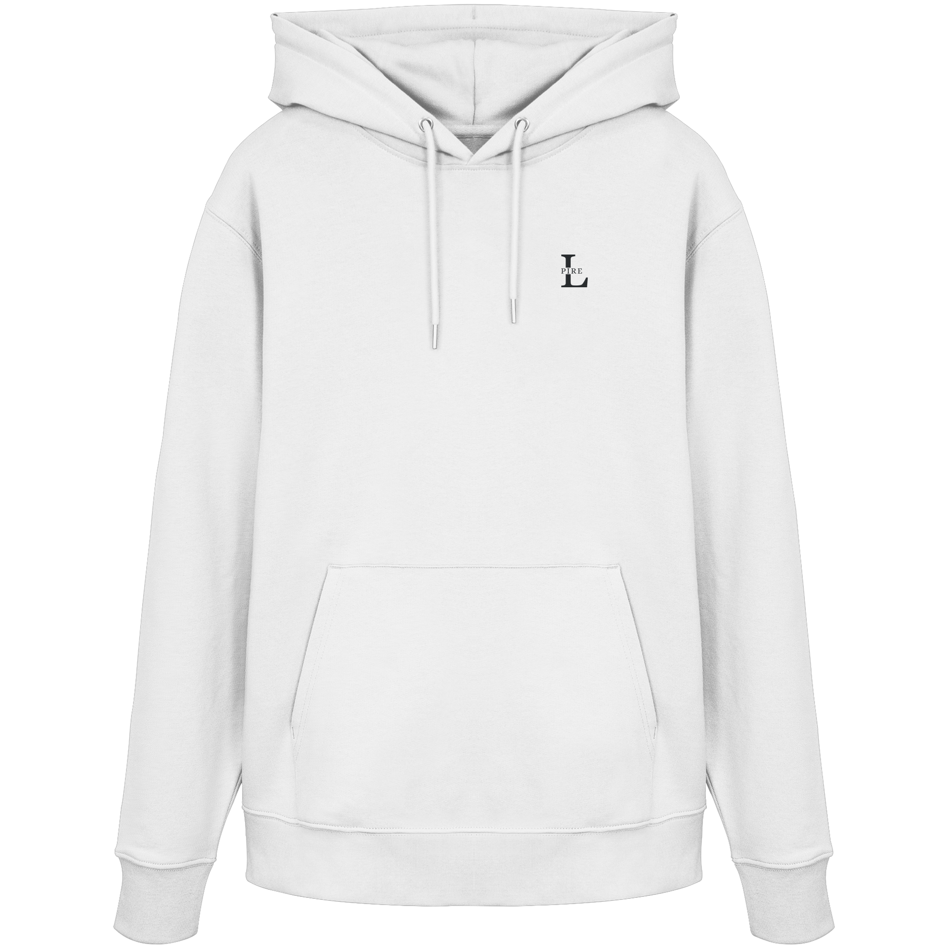 LPire L-PIRE hoodie with minimalist embroidered chest logo.
