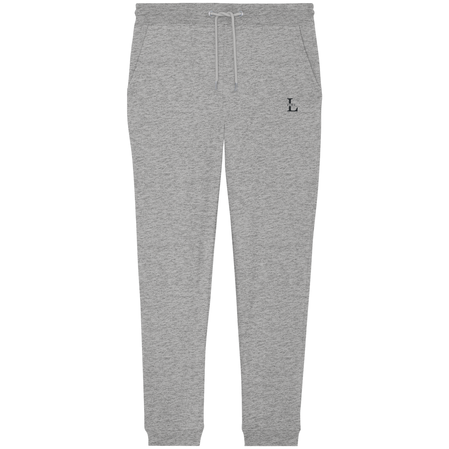 L-PIRE embroidered pocket logo on L-Core joggers.

