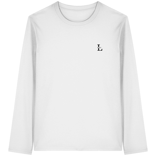 LPire sweatshirt with minimalist embroidered chest logo.
